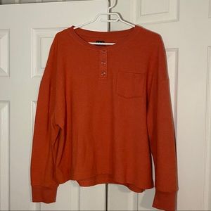 Out From Under Jimmy Oversized Thermal Henley Top